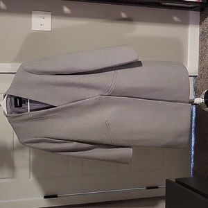 Express gray wool coat M